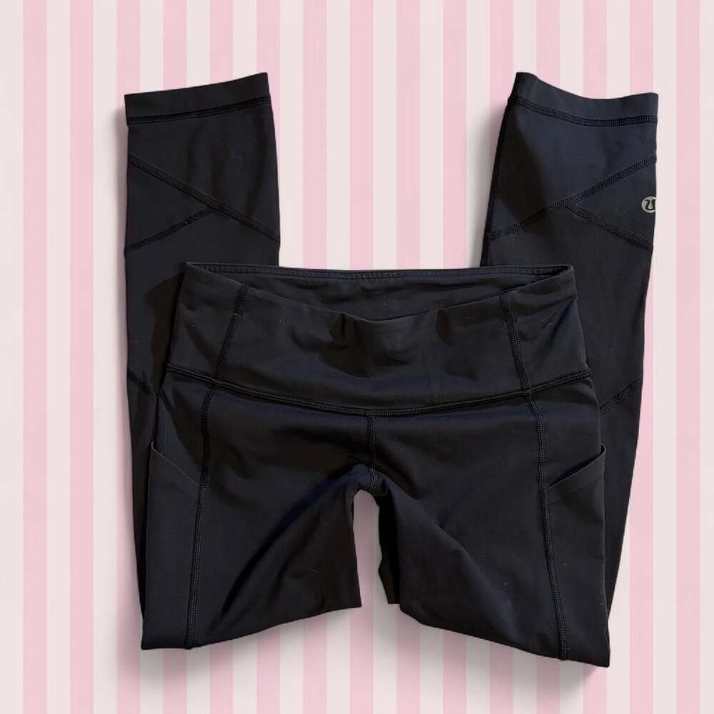 Lululemon Run Inspire II Crop Leggings Black